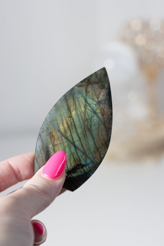 High Flash Labradorite Flame- perfectly imperfect