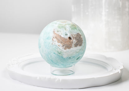 Hemimorphite Sphere