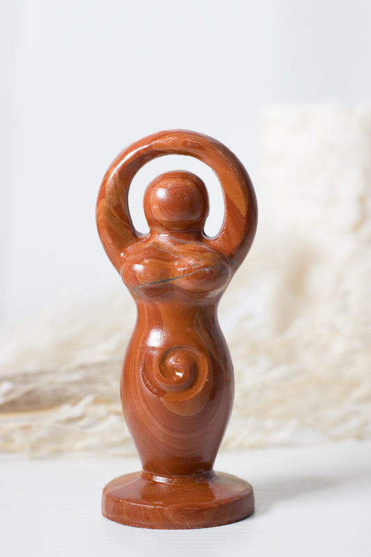 Divine Feminine Red Jasper Goddess