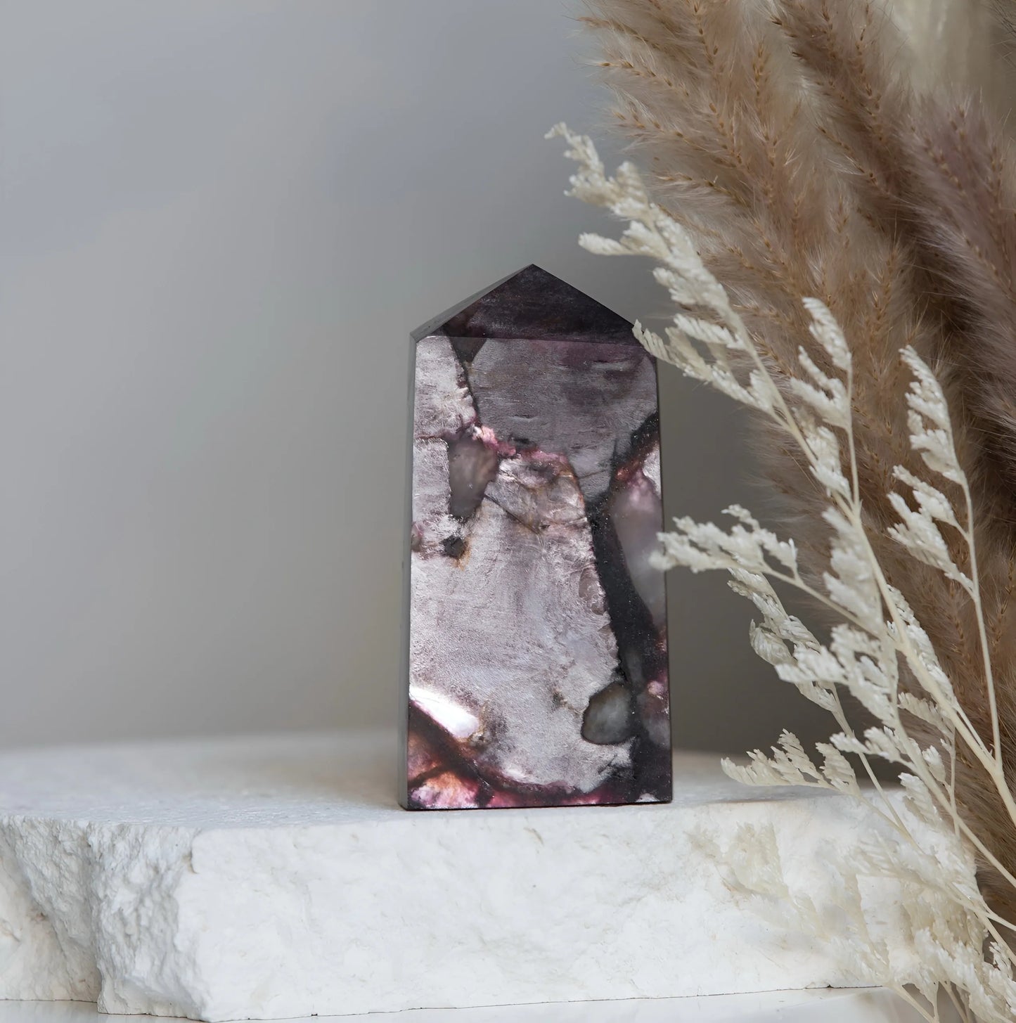 Gemmy Lepidolite tower