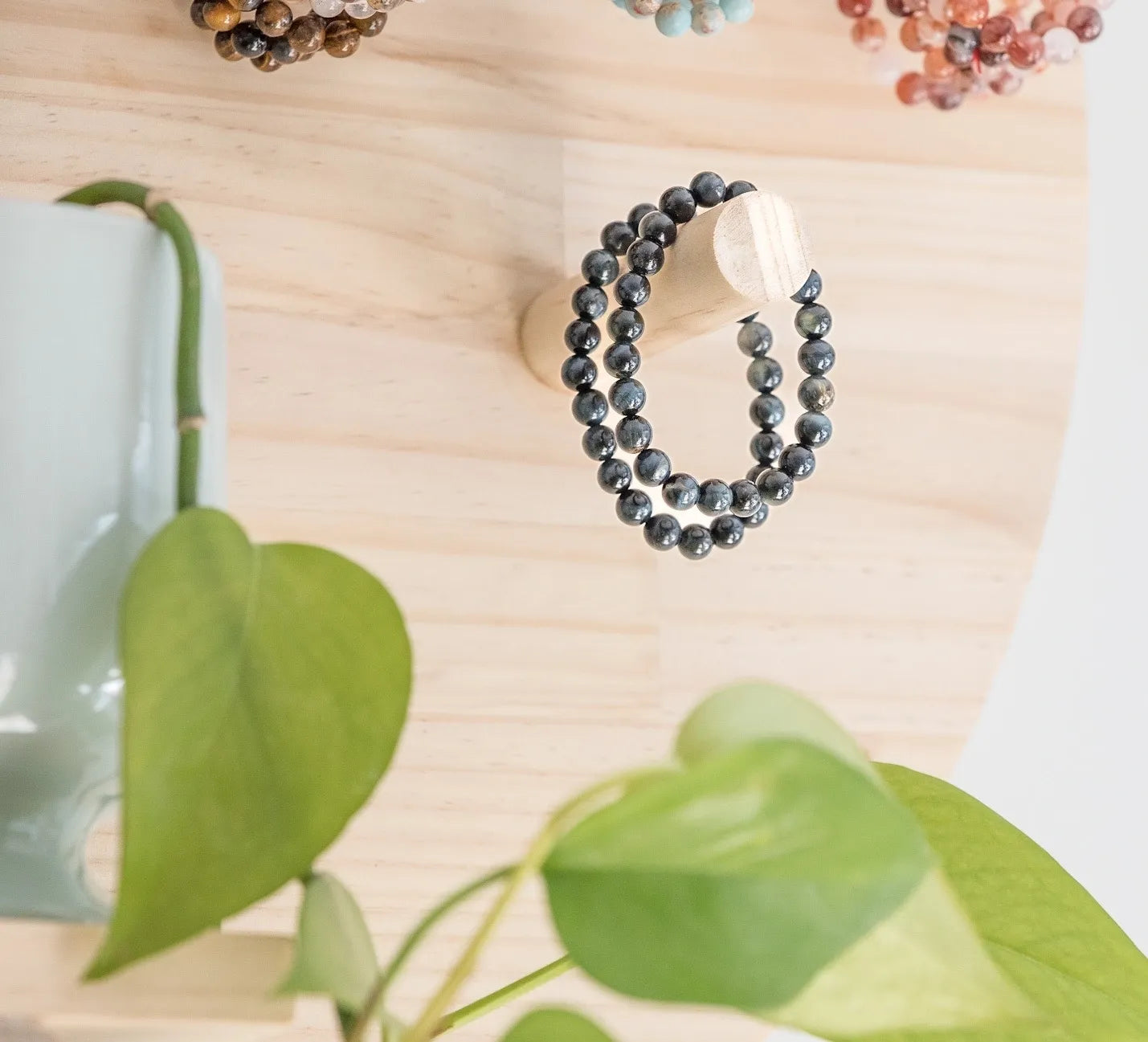 8mm Blue Tiger’s Eye Bracelet