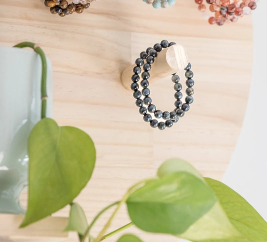 8mm Blue Tiger’s Eye Bracelet