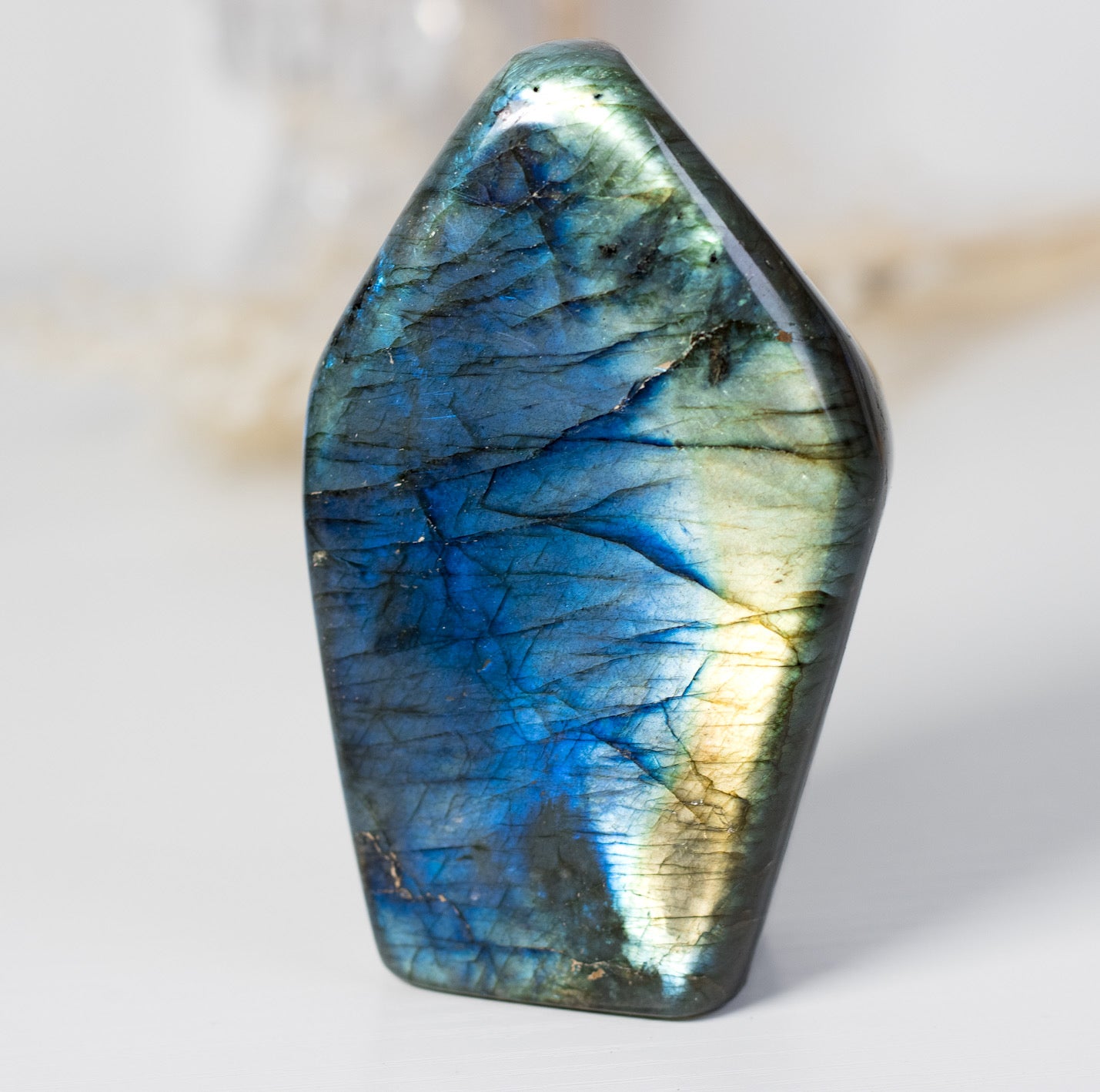 Beautiful High Flash Labradorite Freeform