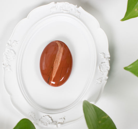 Red Jasper Palmstone