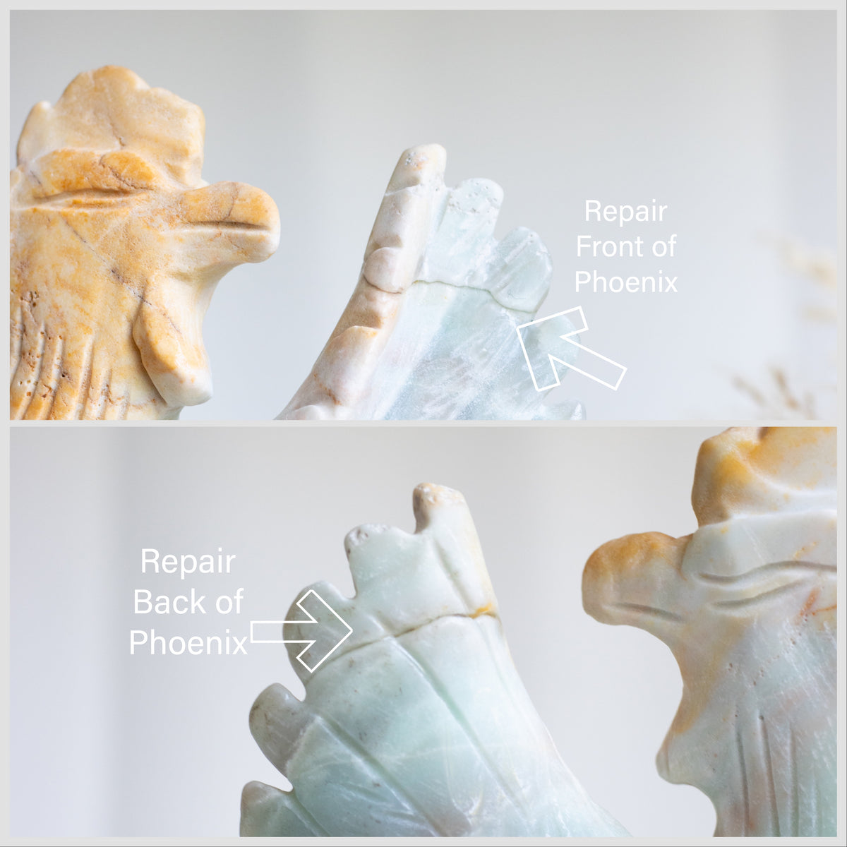 Stunning Caribbean Calcite Phoenix - minor repair