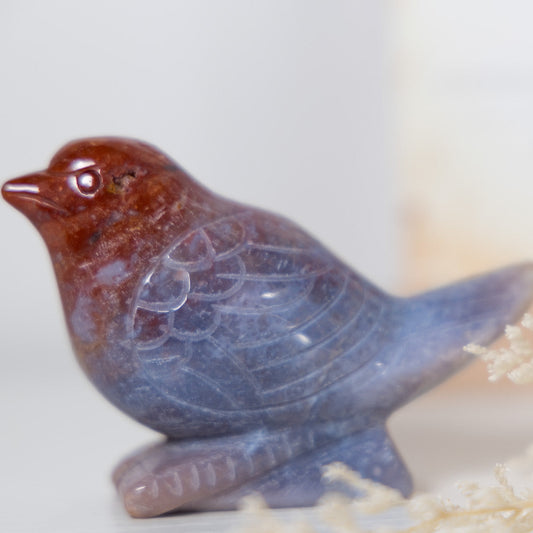 Ocean Jasper Bird Carving