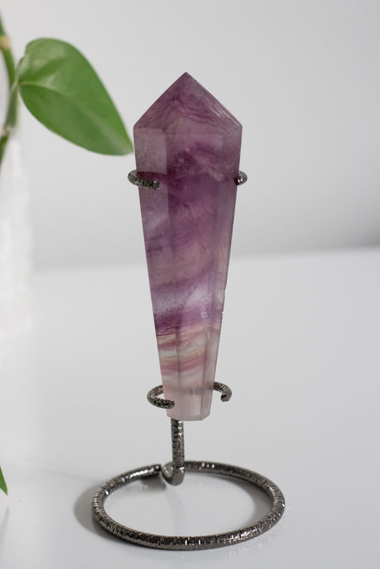 Fluorite Wand & Stand